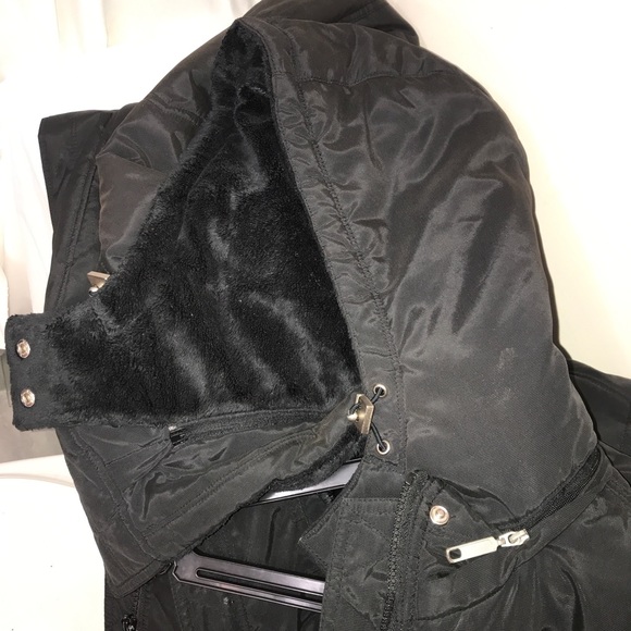 Jones New York Black Parka All-Time Winter Jacket - Picture 14 of 16